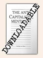 Downloadable Anti-Capitalistic Mentality e-Book